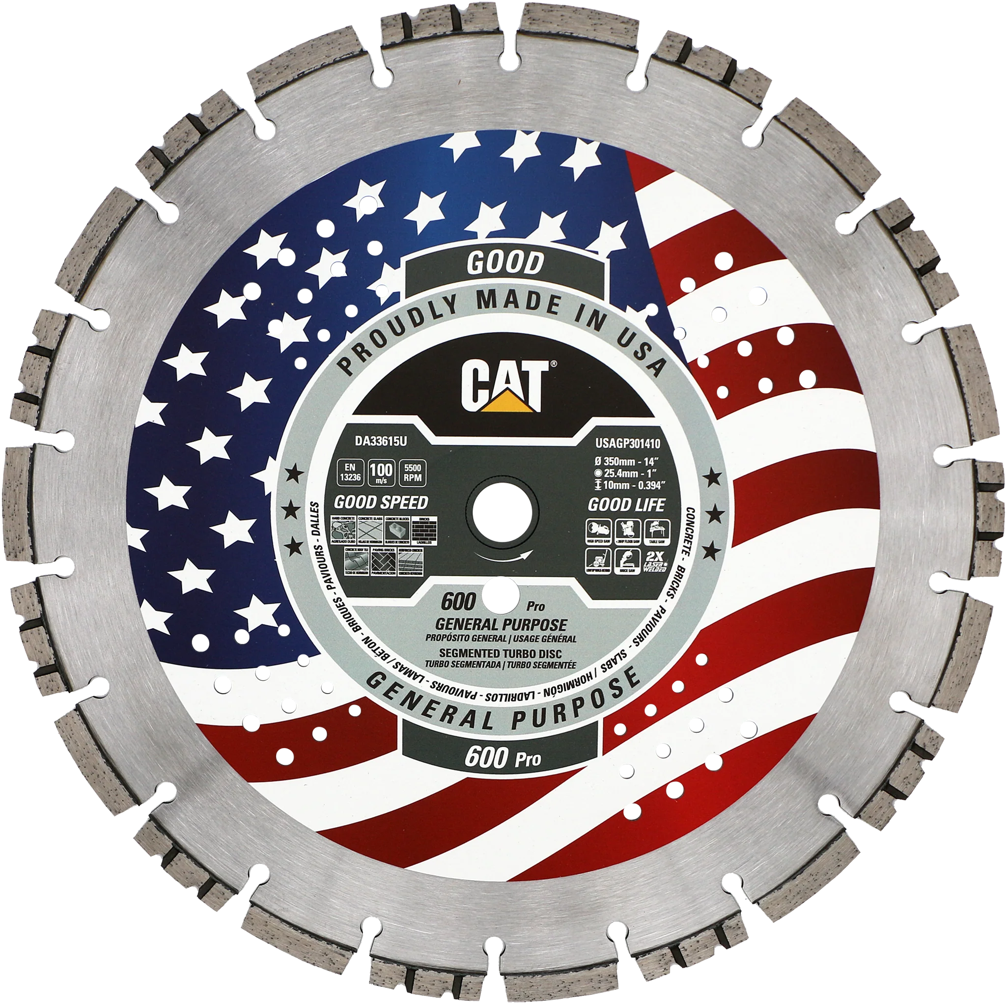 Cat® 600 Pro tillverkad i USA Allmännyttig