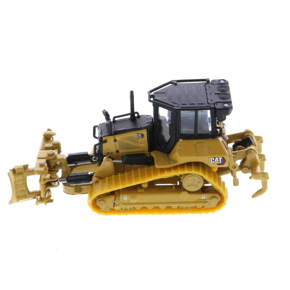 1:87 D5-bulldozer med fin gradering underverk och vikbar skärp