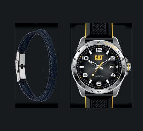 Uppgiftsset till ur med svart armband