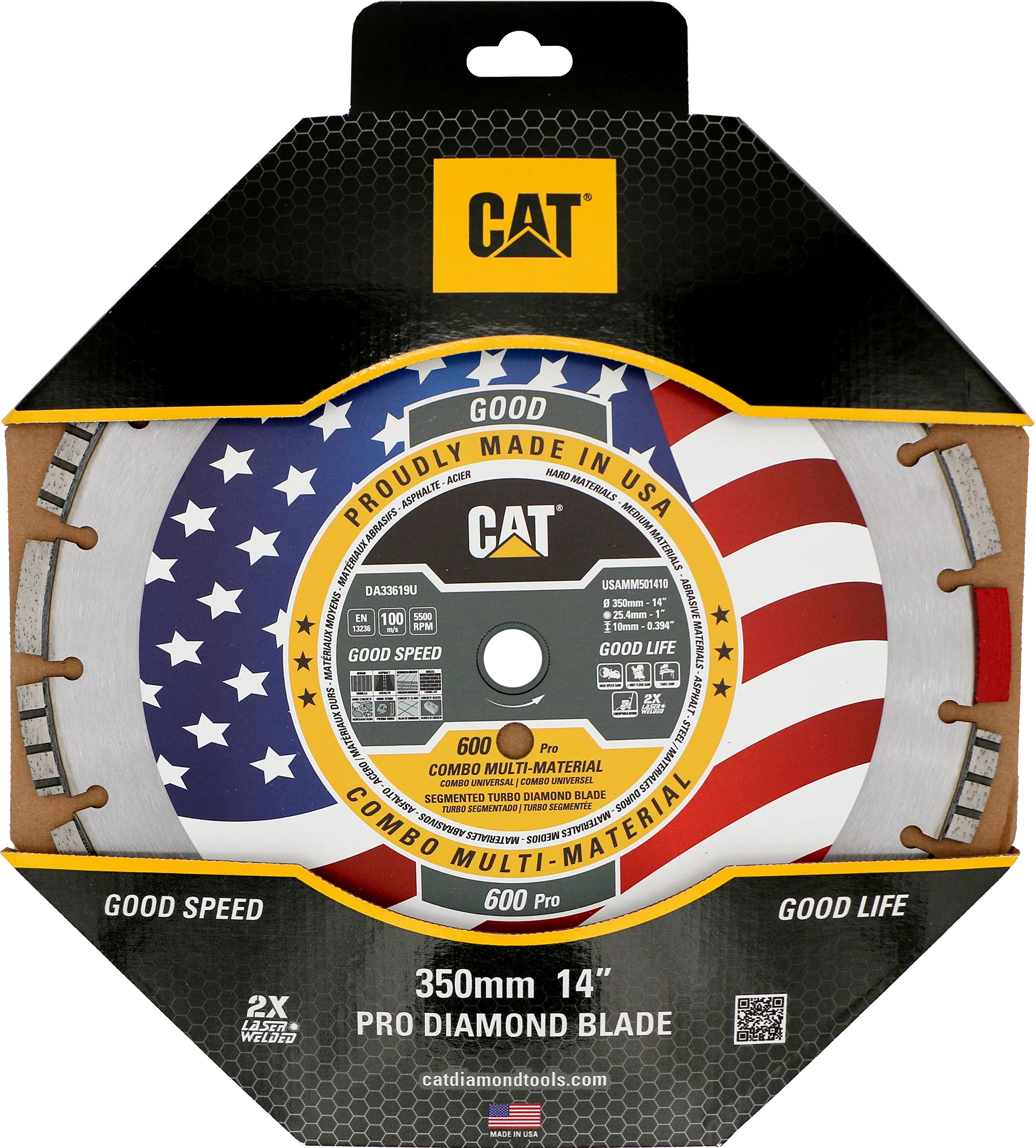 Cat® 600 Pro tillverkad i USA, flermaterial