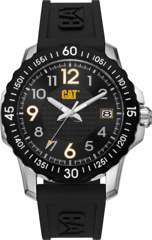 Downforce Watch Svart visare med svart siliconband