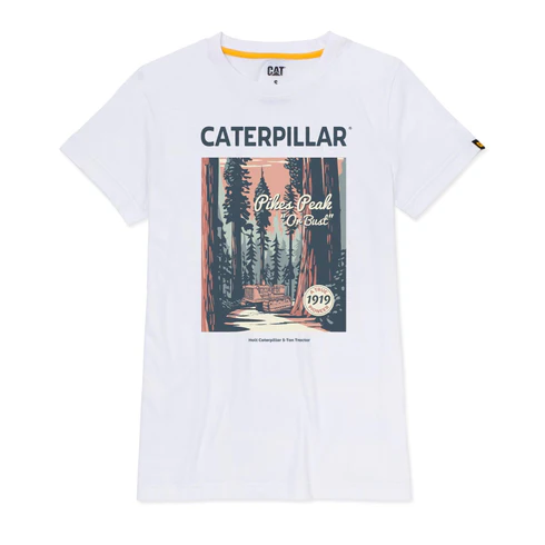 Damas Pikes Peak grafisk T-shirt