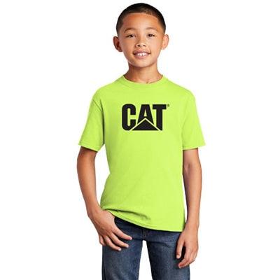 Ungdoms neongul t-shirt