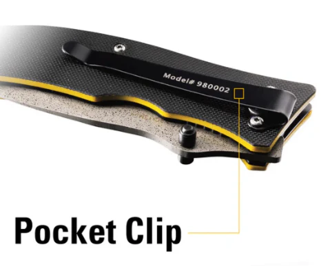 7-1/2" fällbar kniv med drop point