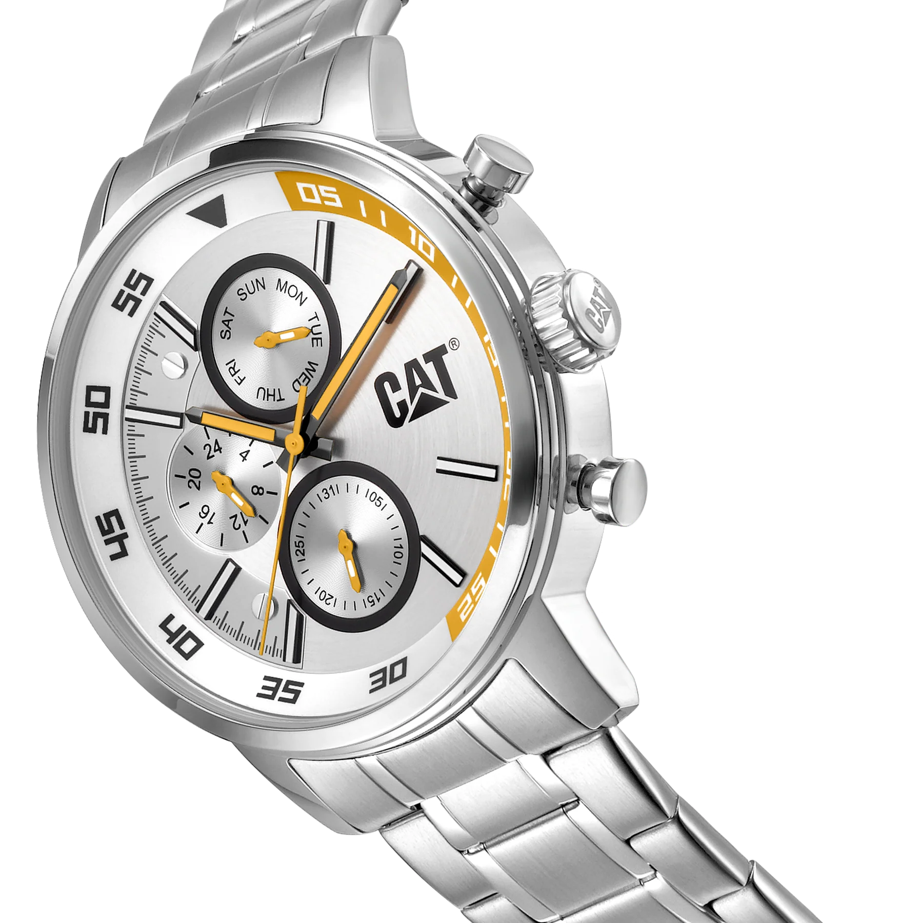 Sail Watch Silver Dial Stainless Steel med Stainless Sträcka