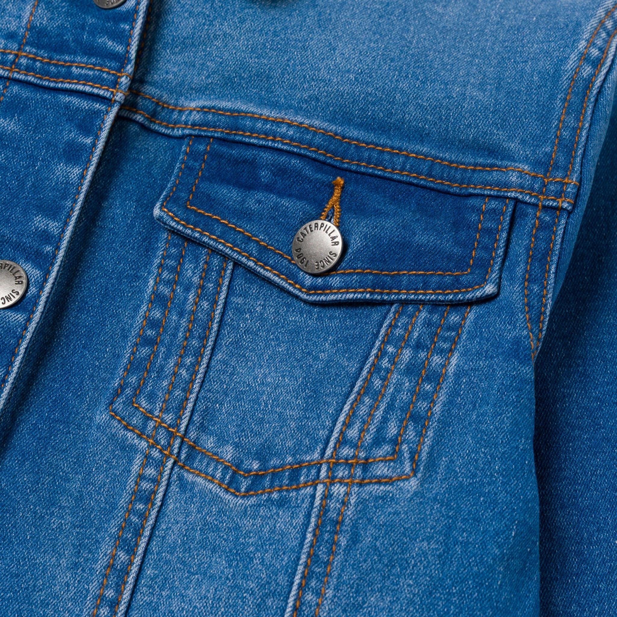 Damas grundläggande denimjacka