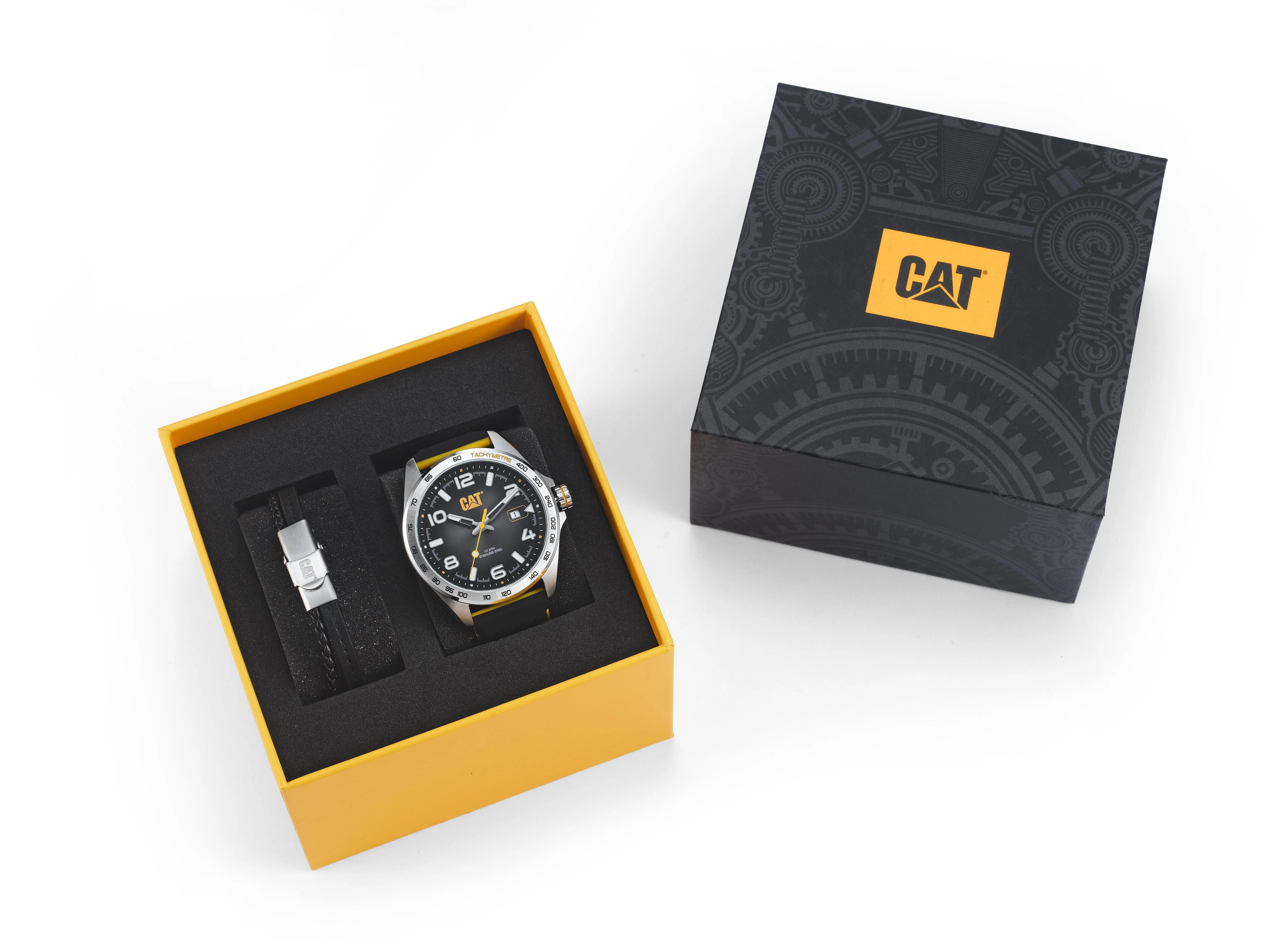 Uppgiftsset till ur med svart armband