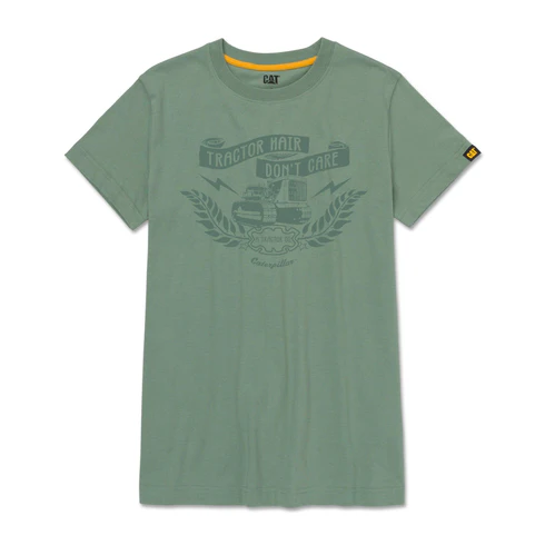 Damhjärtas Traktorhår Grafisk T-shirt