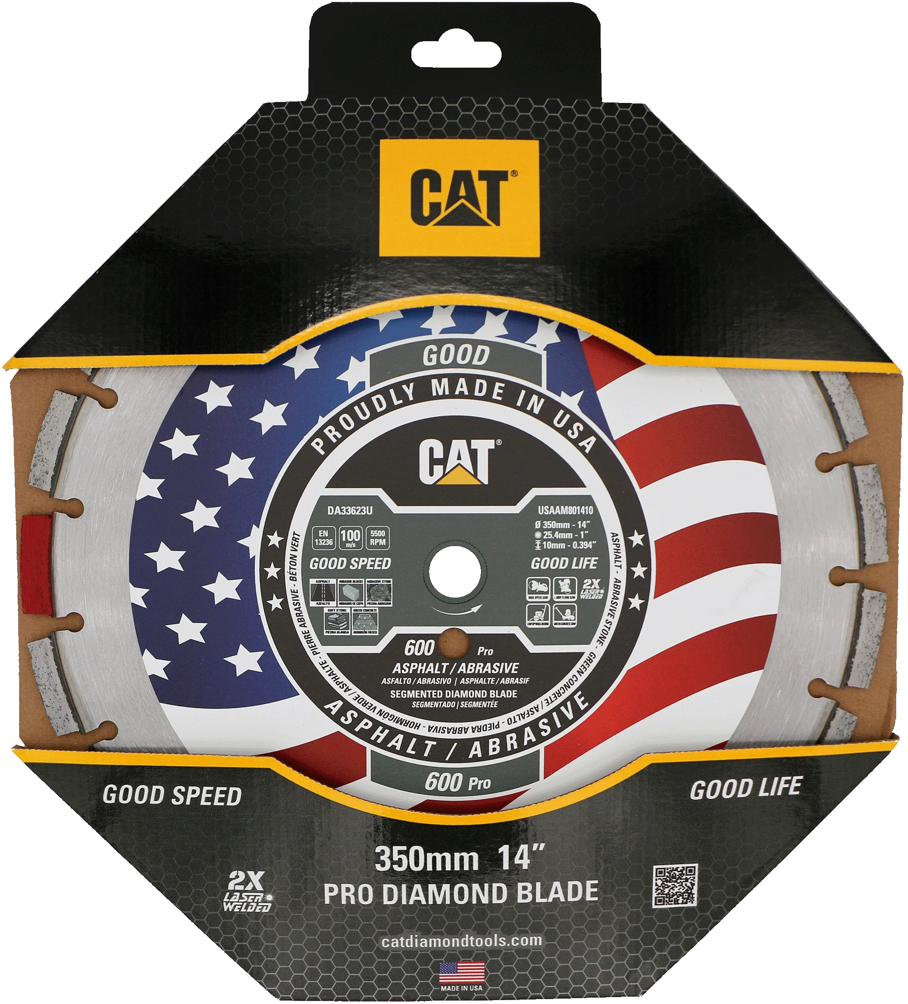 Cat® 600 Pro tillverkad i USA, släntmaterial