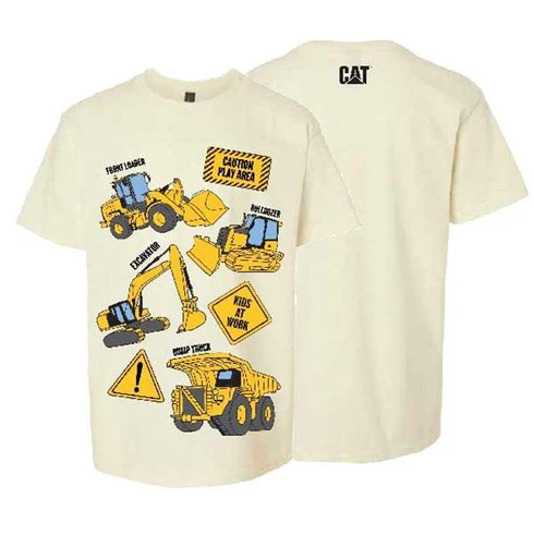 Ungdoms Varning Spelområde T-shirt