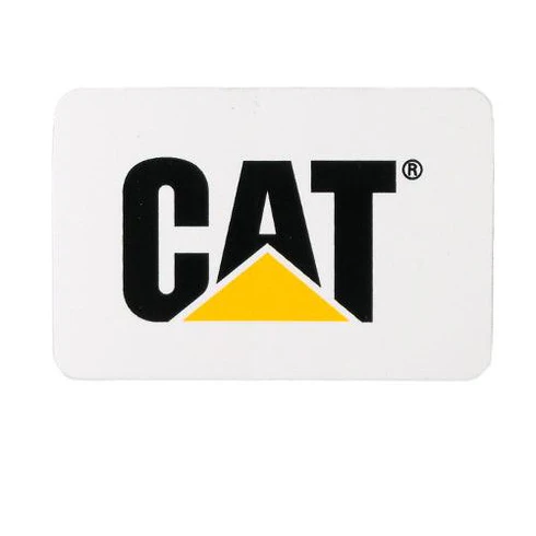 Sticker/Decal Cat®-logotyp Vitt/2tn