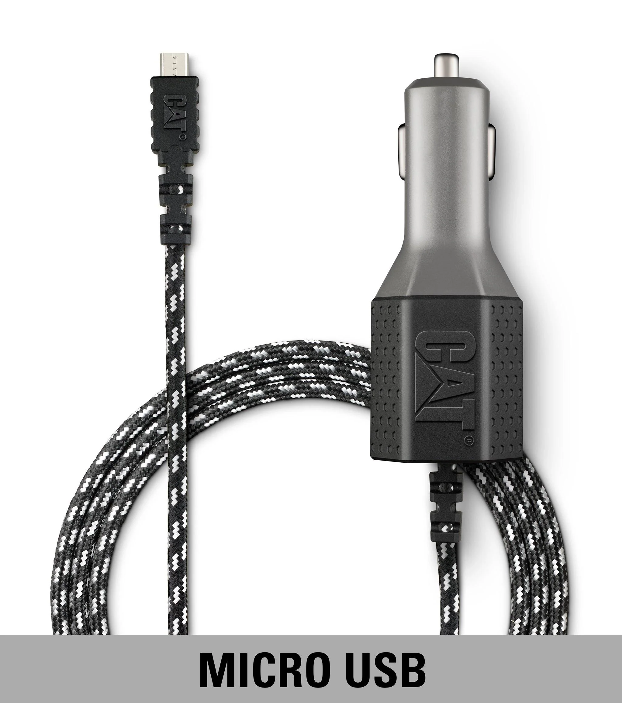 Micro 2 USB-port bilbatteriladdare