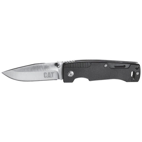 6" Drop Point-fällkniv med G10-svart handtag