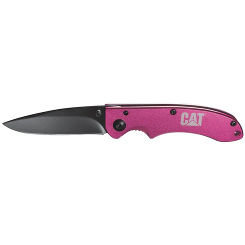 6" faltbar kniv med rosa handtag