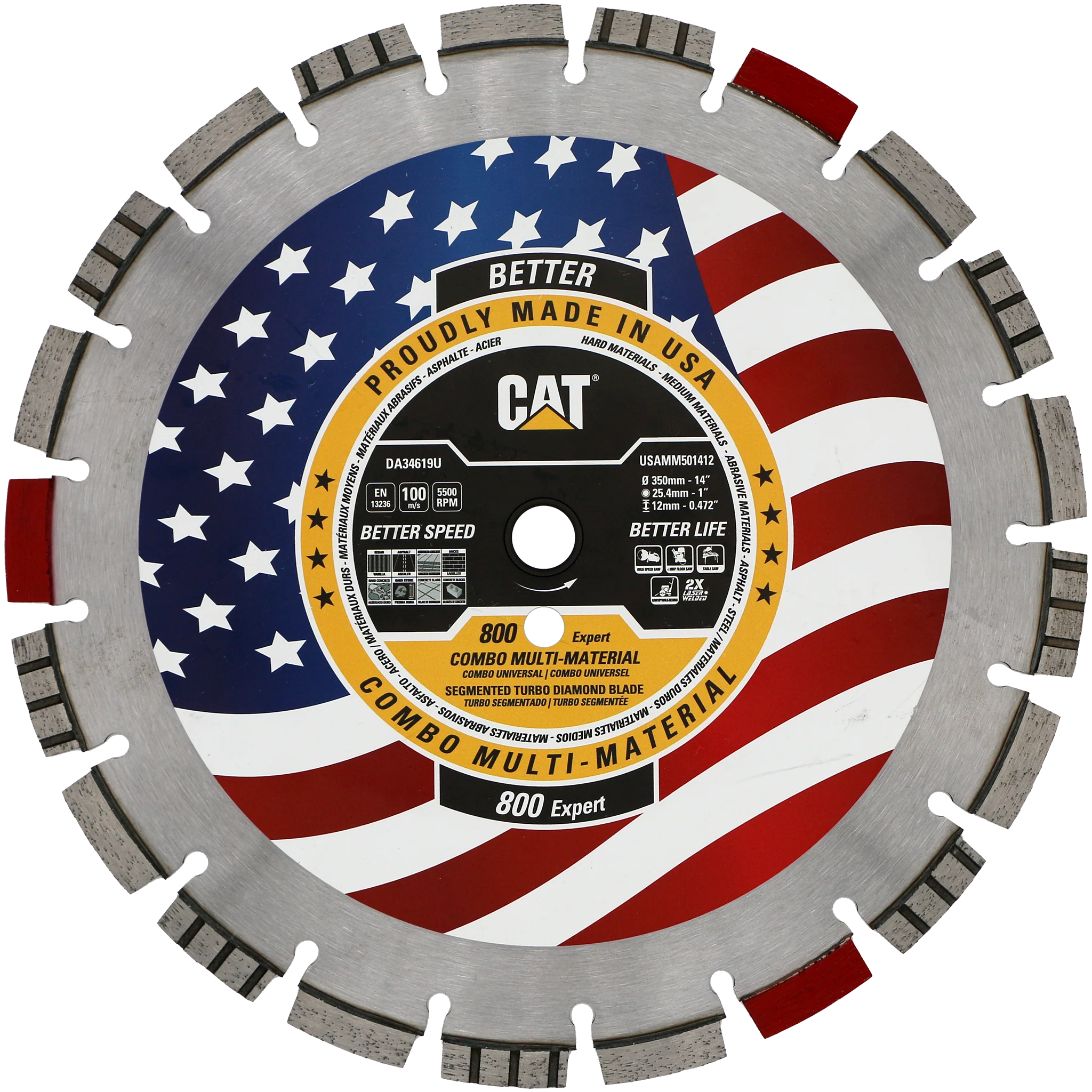 Cat® 800 Expert Made in USA Multi Materials