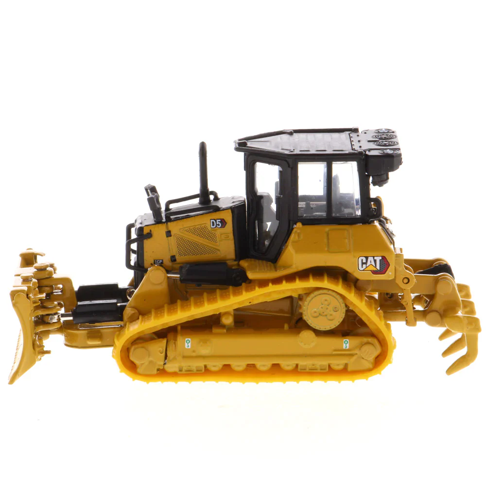 1:87 D5-bulldozer med fin gradering underverk och vikbar skärp