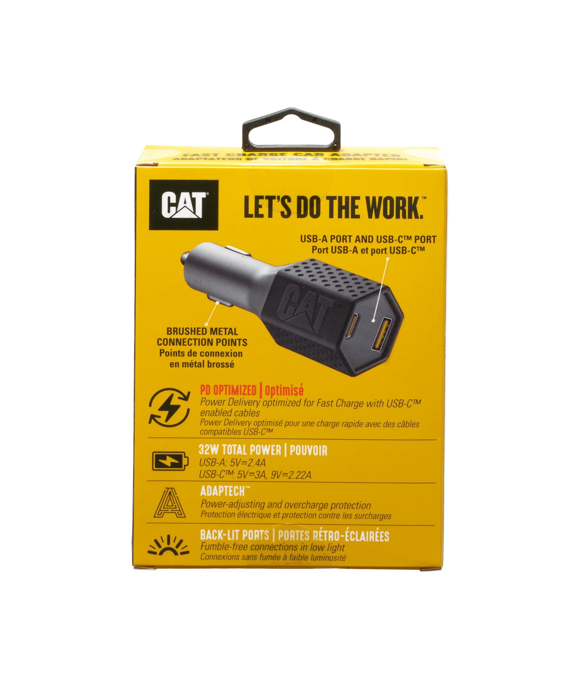 CAT® Dubbel USB Power Delivery DC-biladapter