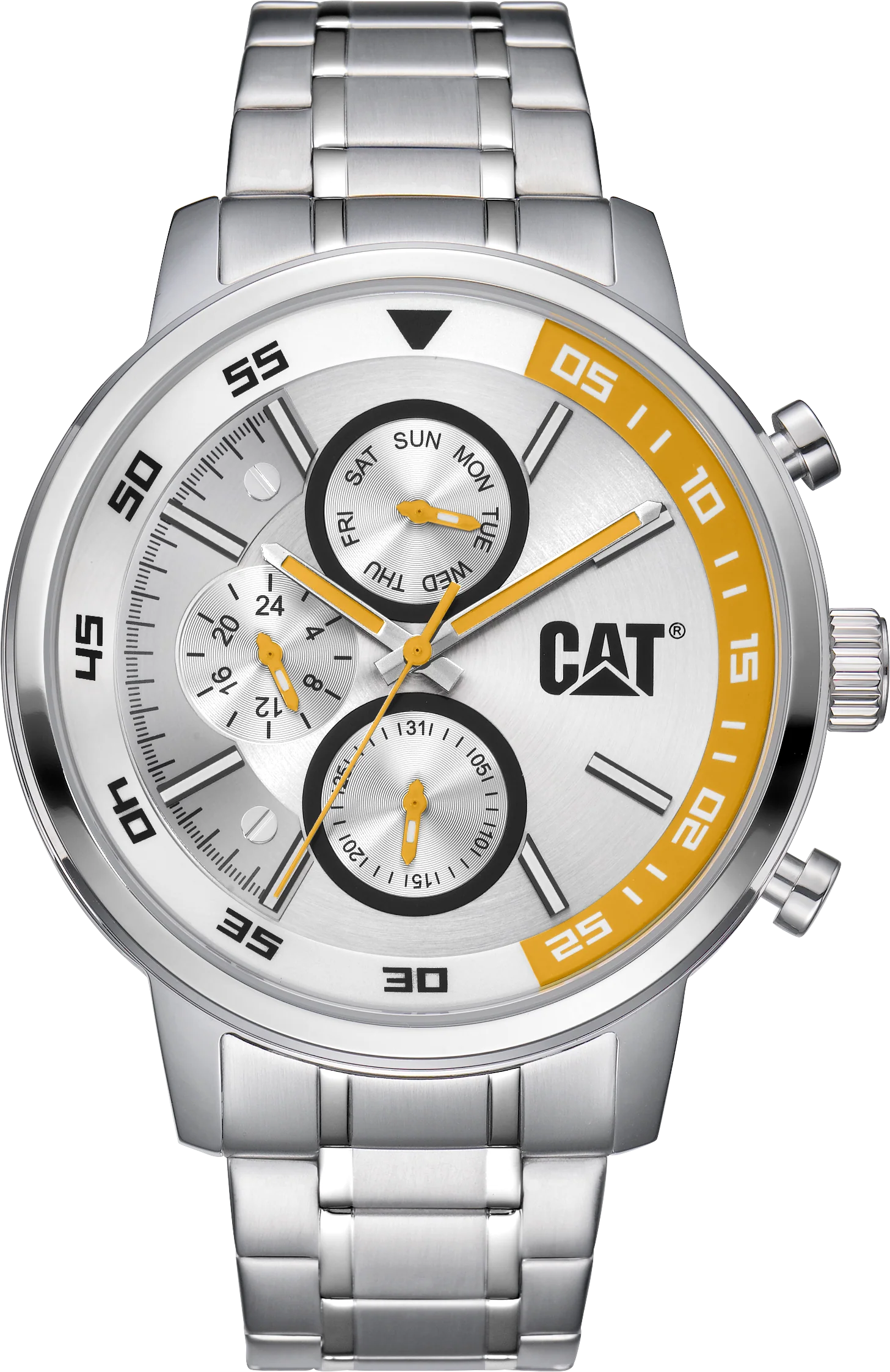 Sail Watch Silver Dial Stainless Steel med Stainless Sträcka